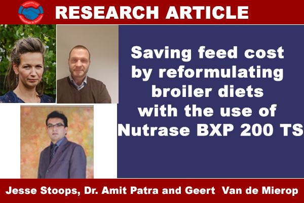 Saving feed cost by reformulating broiler diets with the use of Nutrase BXP 200 TS